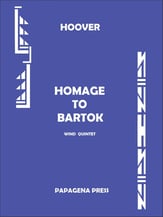 HOMAGE TO BARTOK WOODWIND QUINTET cover